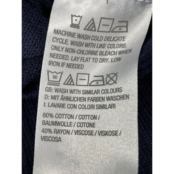 Studio Park x Amy Stran Galentine's V-Neck Heart Sleeve Navy Red Women Size 2X - Picture 4 of 6